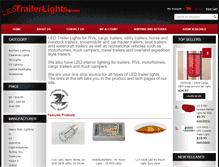 Tablet Screenshot of ledtrailerlights.com